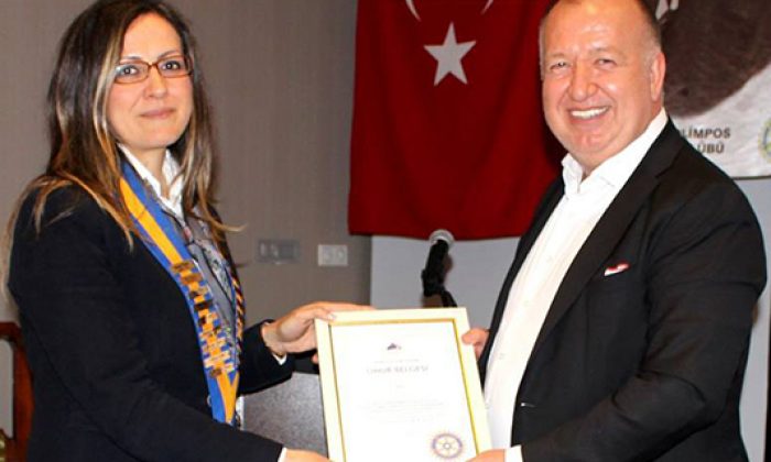 Gencer, Olimpos Rotary’nin Konuğu Oldu