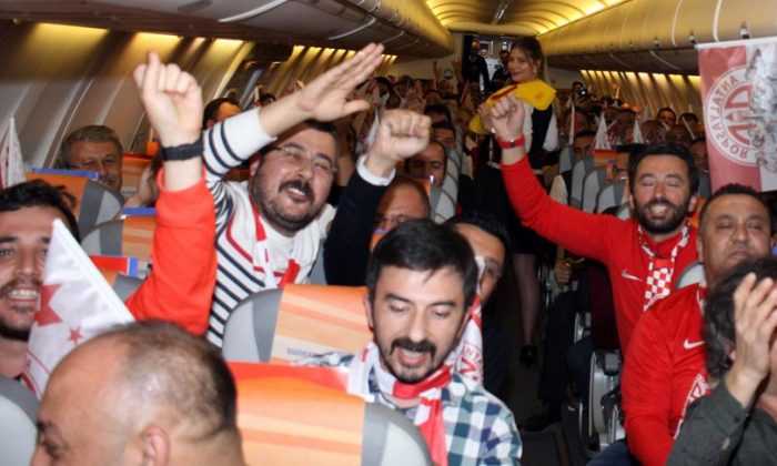 Antalyaspor Uçağında Büyük Sevinç
