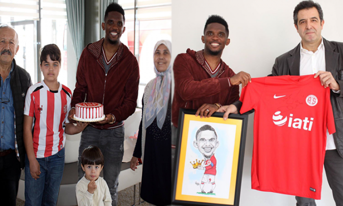 Eto’o’ya Çifte Kutlama