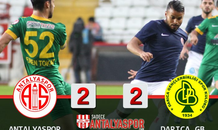 Antalyaspor 2 – 2 Darıca Gençlerbirliği