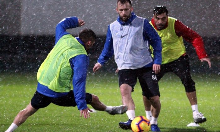 Antalyaspor Belek’te Günün İkinci Çalışmasını Yaptı
