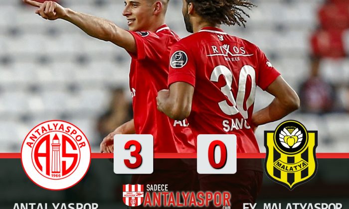 Antalyaspor 3 – 0 Evkur Yeni Malatyaspor