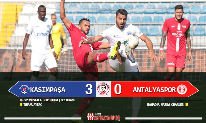 Kasımpaşa 3 – 0 Antalyaspor