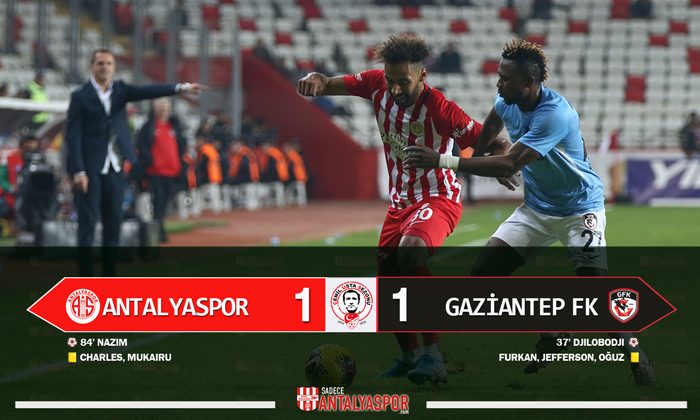 Antalyaspor 1 – 1 Gaziantep FK