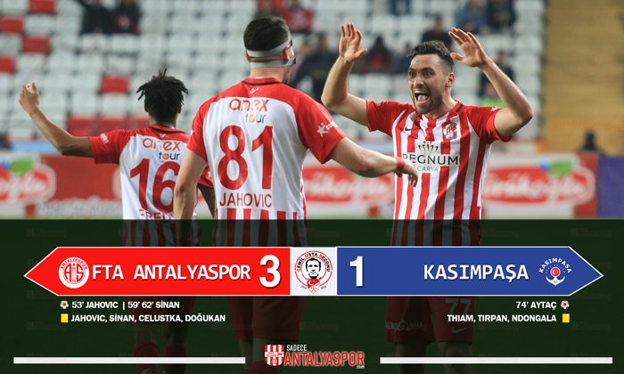 FTA Antalyaspor 3 – 1 Kasımpaşa