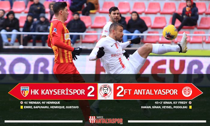 HK Kayserispor 2 -2 FT Antalyaspor