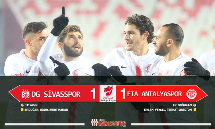 DG Sivasspor 1 – 1 FTA Antalyaspor
