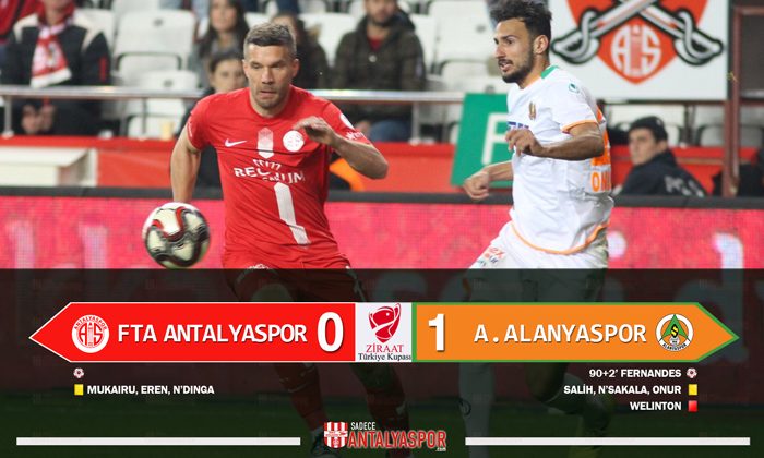 FTA Antalyaspor 0 – 1 Aytemiz Alanyaspor