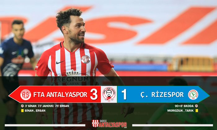 FTA Antalyaspor 3 – 1 Ç. Rizespor