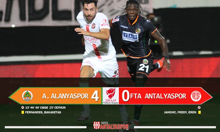 A. Alanyaspor 4 – 0 FTA Antalyaspor