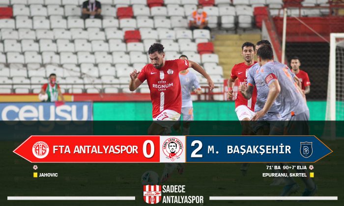 FTA Antalyaspor 0 – 2 M. Başakşehir