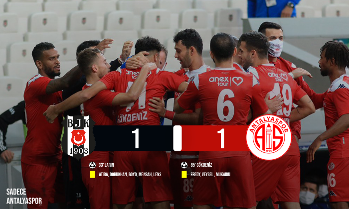 Beşiktaş 1 – 1 Antalyaspor