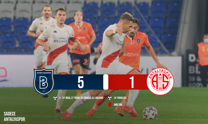 Başakşehir 5 – 1 Antalyaspor
