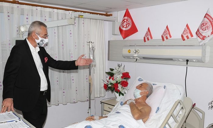 Başkan Mustafa Yılmaz’dan Ali Dayı’ya Ziyaret