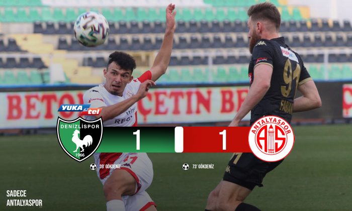Denizlispor 1 – 1 Antalyaspor