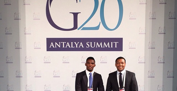 Samuel Eto’o G20 Zirvesine Katıldı
