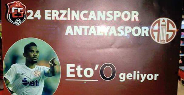 Erzincanlılar’a Eto’o Sürprizi