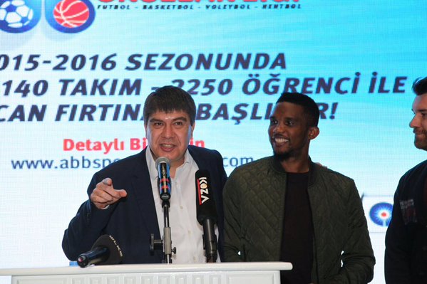 Eto’o, Okullar Ligi Açılışı’nda