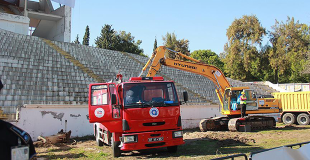Atatürk Stadyumu’nda Yıkım Başladı