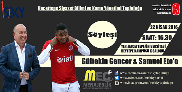 Gencer ve Eto’o, Hacettepe’ye Konuk Oluyor