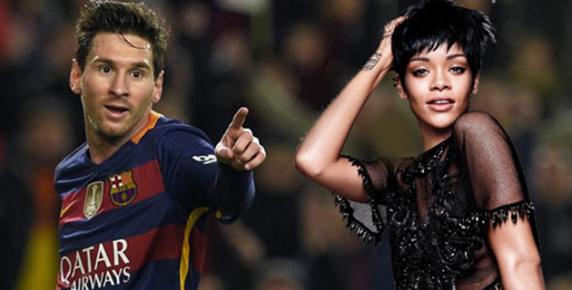 Rihanna ile Messi Birlikte Futbol Oynayacak