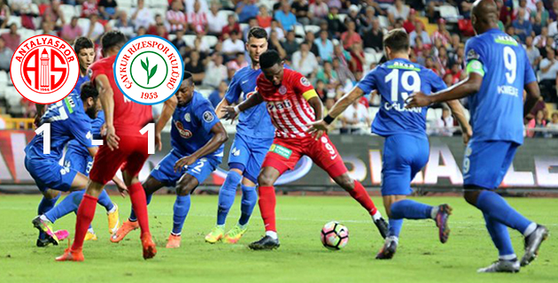 Antalyaspor 1 – 1 Çaykur Rizespor