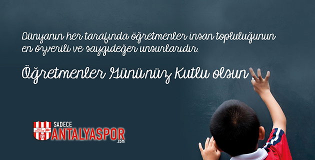 24 Kasım – Öğretmenler Günü