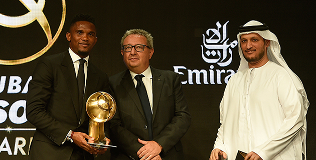 Samuel Eto’o’ya Kariyer Ödülü Verildi