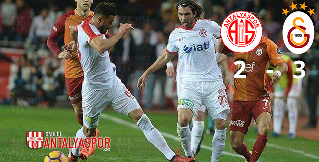 Antalyaspor 2 – 3 Galatasaray