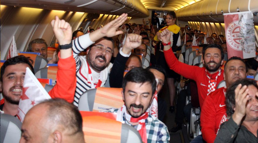 Antalyaspor Uçağında Büyük Sevinç