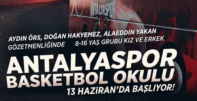 Antalyaspor Basketbol Okulu Açılıyor