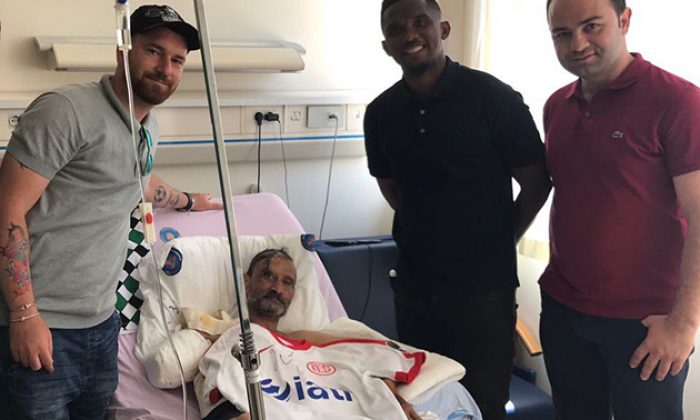 Eto’o’dan Anlamlı Ziyaret
