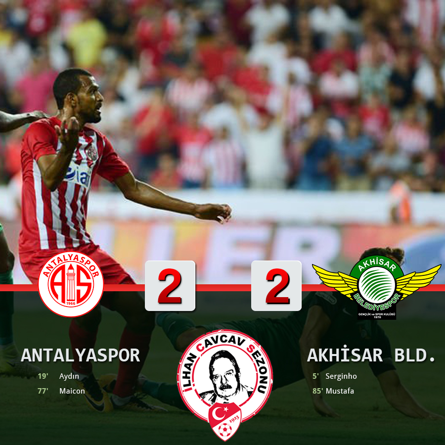 Antalyaspor Sezonun İlk Puanını Aldı: 2-2