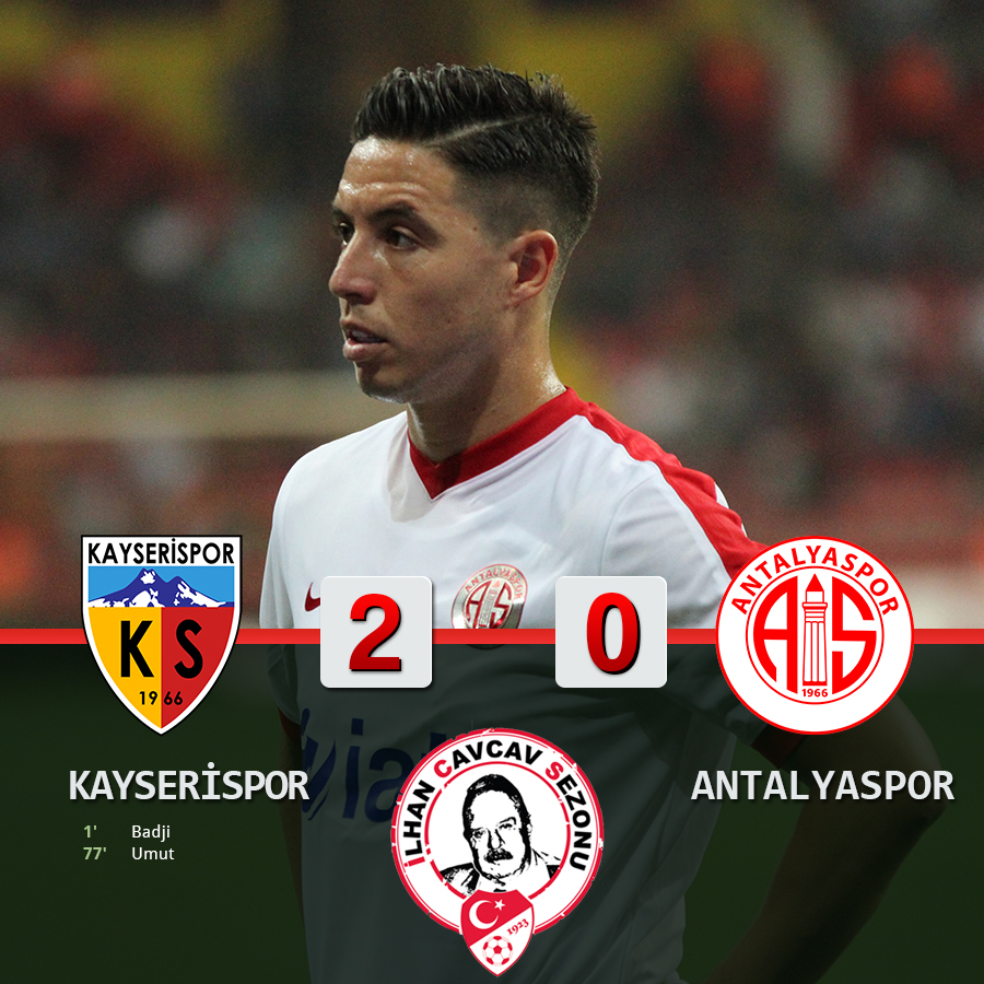Kayserispor 2 – 0 Antalyaspor