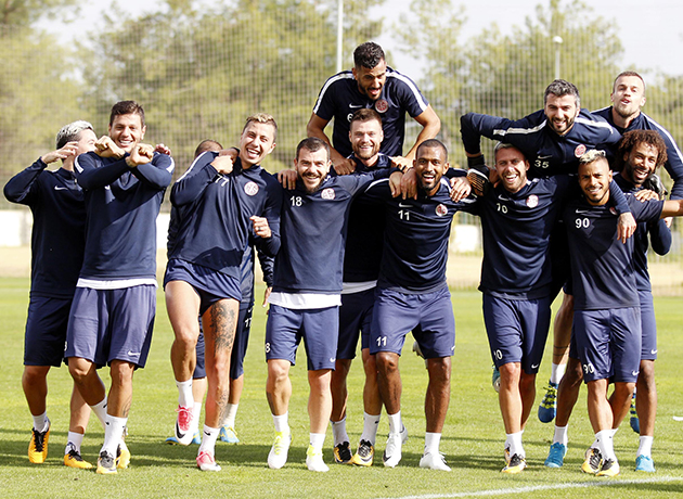 Antalyaspor’da Eğlenceli İdman