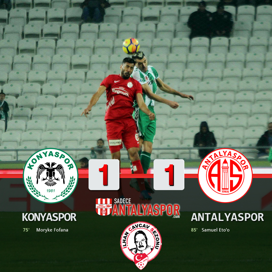 A. Konyaspor 1 – 1 Antalyaspor