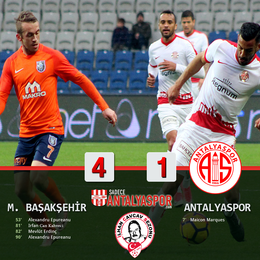 Medipol Başakşehir 4 – 1 Antalyaspor