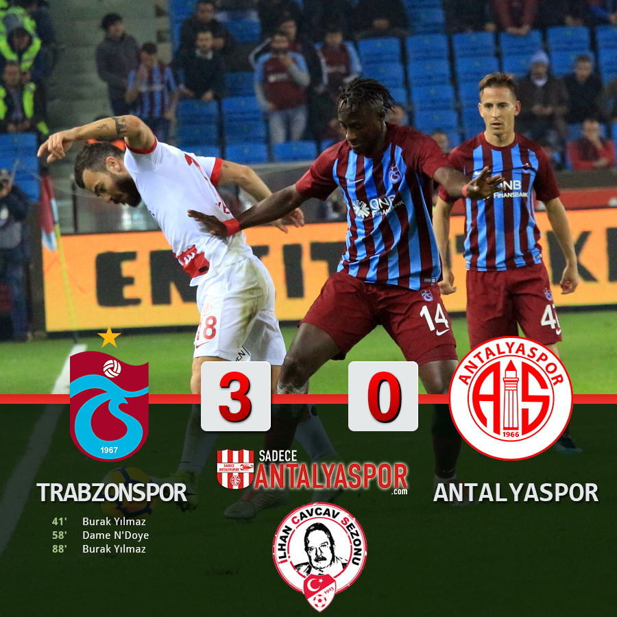 Trabzonspor 3 – 0 Antalyaspor
