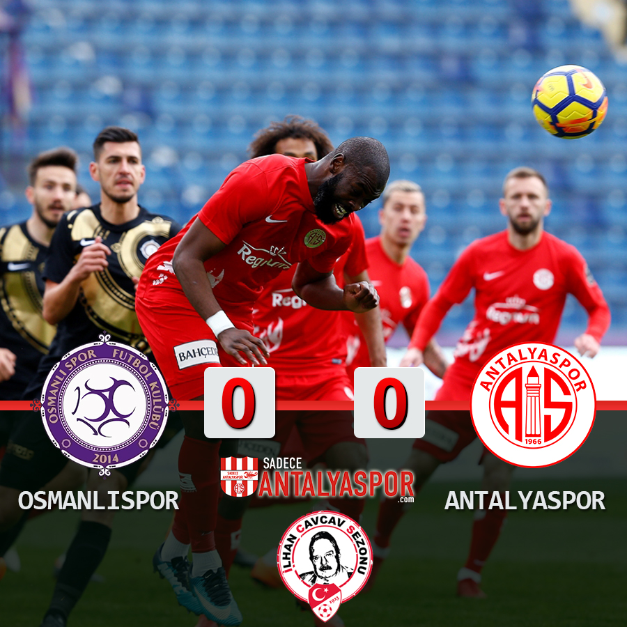 Osmanlıspor 0 – 0 Antalyaspor