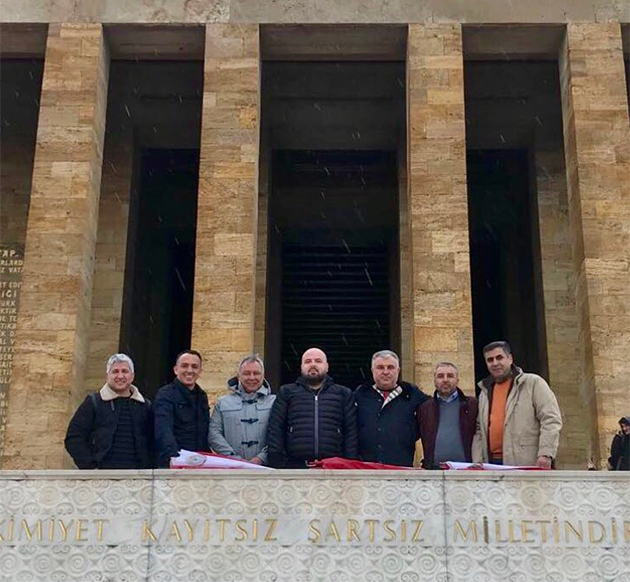 Yöneticilerden Anıtkabir Ziyareti