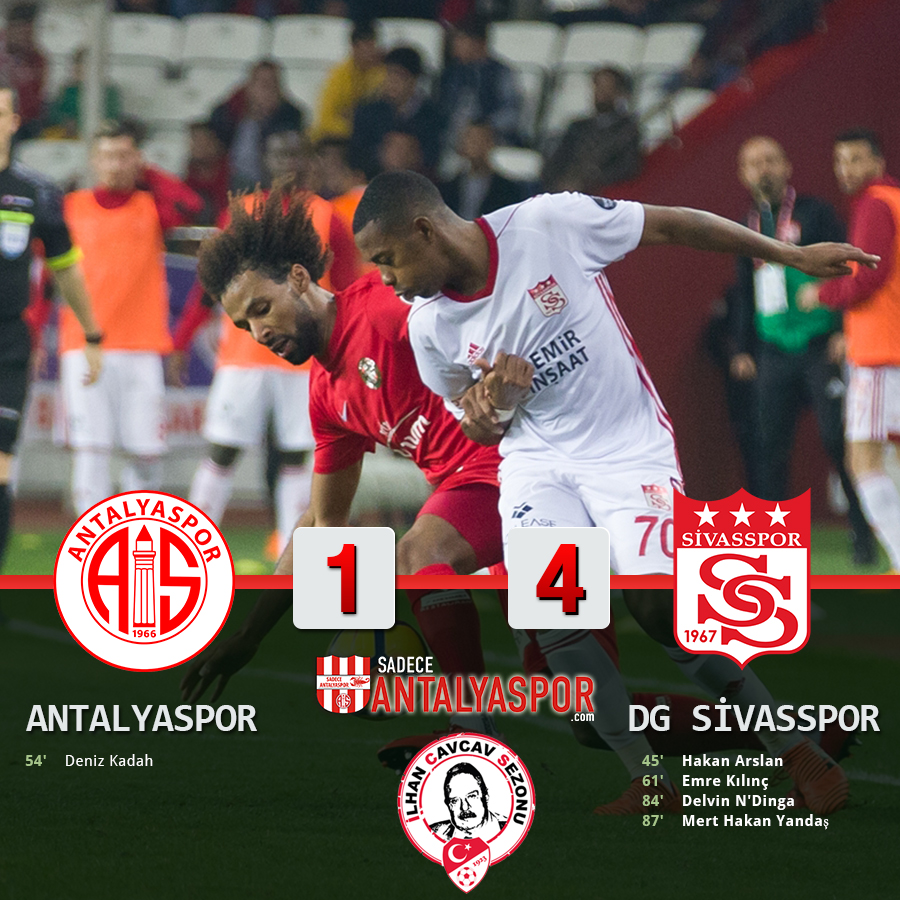 Antalyaspor 1 – 4 DG Sivasspor
