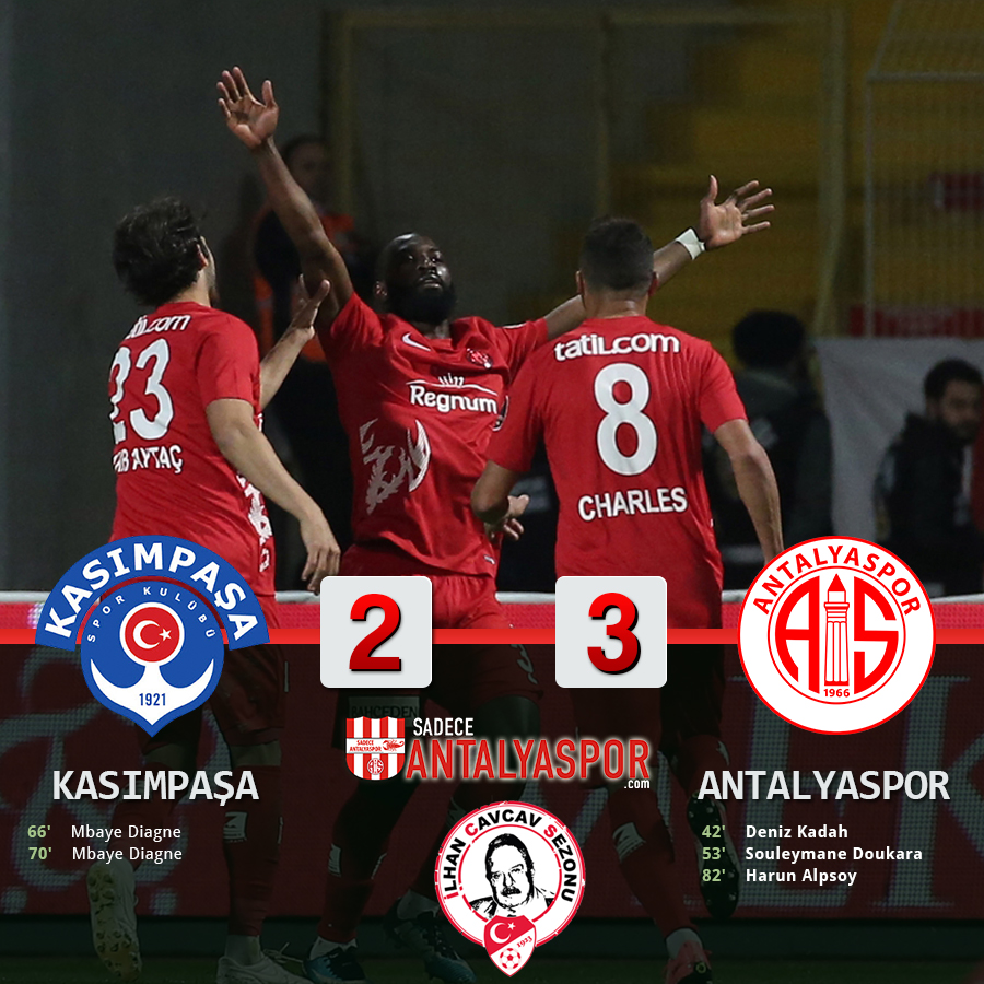 Kasımpaşa 2 – 3 Antalyaspor