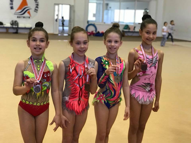 Minik Sporcudan Gümüş Madalya