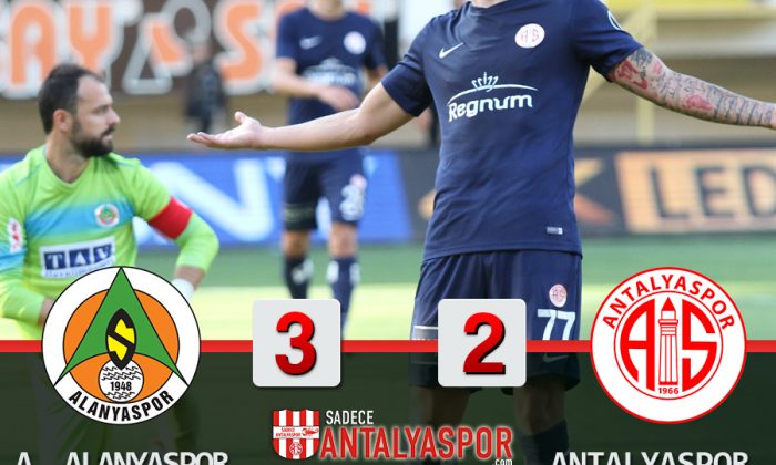Aytemiz Alanyaspor 3 – 2 Antalyaspor