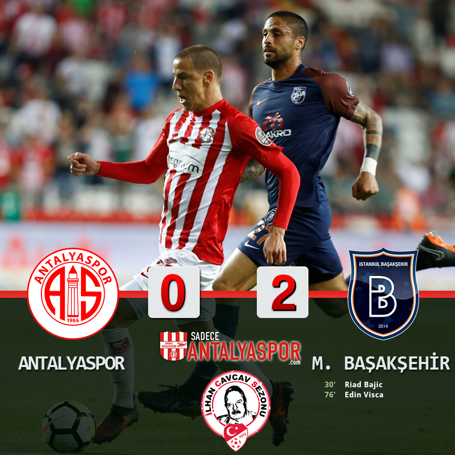 Antalyaspor 0 – 2 Medipol Başakşehir