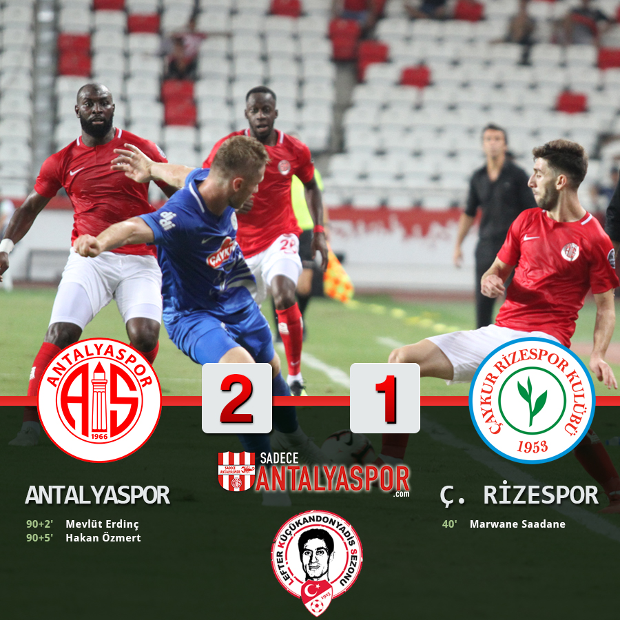 Antalyaspor 2 – 1 Çaykur Rizespor