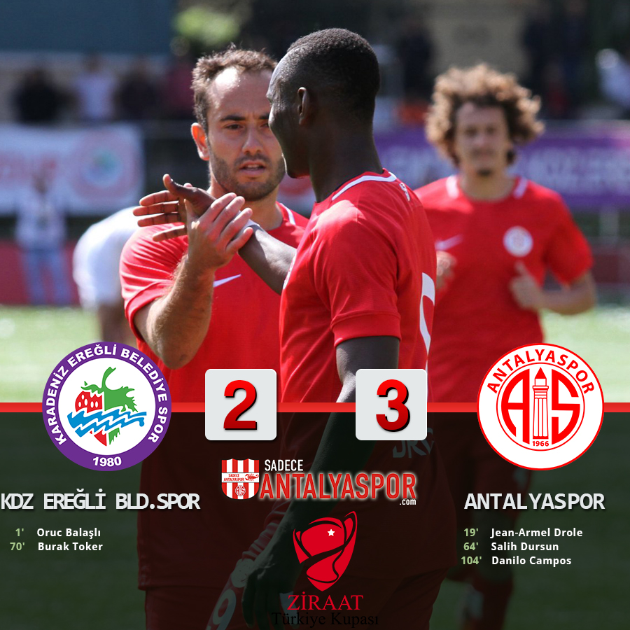 Karadeniz Ereğli Belediyespor 2 – 3 Antalyaspor