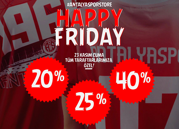 Antalyaspor Storelarda Cuma Gününe Özel İndirim