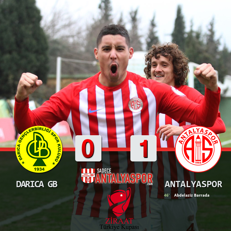 Darıca Gençlerbirliği 0 – 1 Antalyaspor