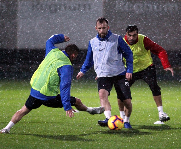 Antalyaspor Belek’te Günün İkinci Çalışmasını Yaptı